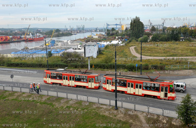 Gdansk. Otwarcie Mostu Siennickiego dla ruchu samochodowego....