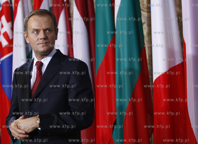 Gdansk. Spotkanie Szefow Rzadow Panstw Grupy Wyszehradzkiej,...