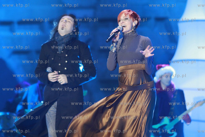 Gdansk. Dlugi Targ. Koncert Cała Polska śpiewa kolędy...