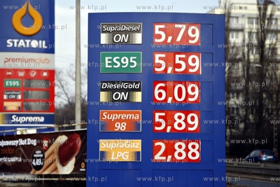 Gdynia Redłowo. Stacja paliw Statoil.
21.02.2012
fot....