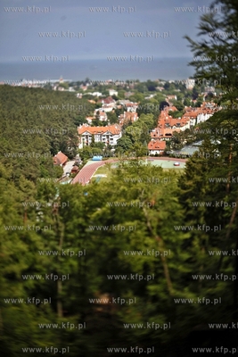 Sopot widziany z Trojmiejskiego Parku Krajoobrazowego....