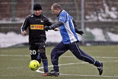 Gdansk. Boisko przy ul. Traugutta.  Sylwestrowy mecz...
