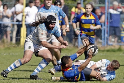 Sopot. I Liga Rugby. Mecz Ogniwo Sopot - Juvenia Krakow....