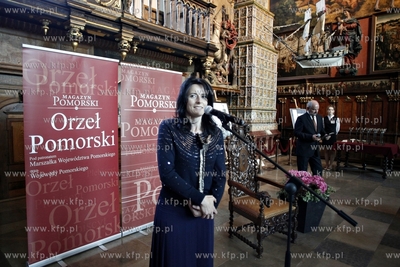 Gdansk. Dwor Artusa. Gala wreczenia Orlow Pomorskich...