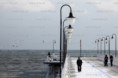 Molo w Gdyni Orlowie.
27.01.2014
fot. Krzysztof Mystkowski...