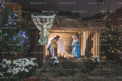 Szopka Bożonarodzeniowa w kościele św. Katarzyny...