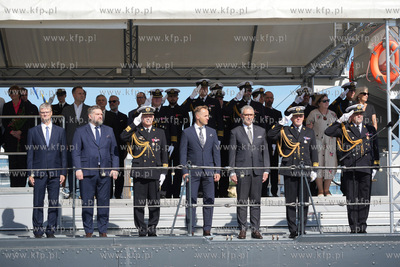 Gdynia. Skwer Kościuszki. 127 podchorążych I roku...