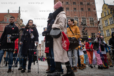 Gdańsk, Długi Targ. 30 Finał Wielkiej Orkiestry...