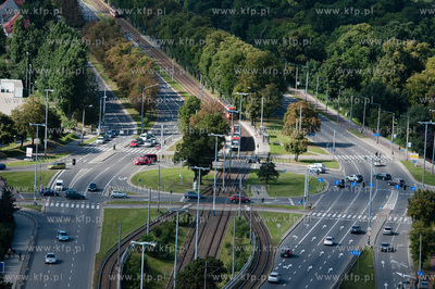 Gdansk. Widok na Blednik z wiezowca Zieleniak.
04.09.2012
fot....