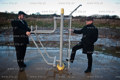 Gdansk. Zbiornik retencyjny Augustowska. Konferencja...