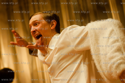 Gdansk. Teatr Wybrzeze. Scena Malarnia. Proba medialna...