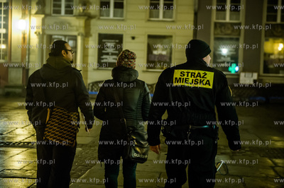 Gdansk. Prowadzone na terenie miasta liczenie osob...