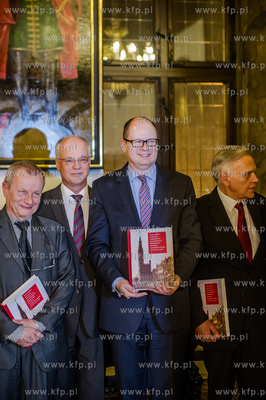 Gdansk. Wielka Sala Wety Ratusza Glownego Miasta. Promocja...