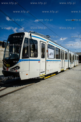 Gdansk. Wrzeszcz. Zajezdnia tramwajowa Zakladu Komunikacji...