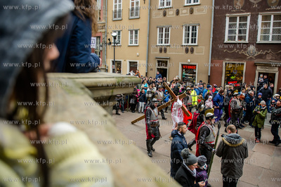 Wielki Piatek. Misterium Meki Panskiej na ulicach Gdanska.
25.03.2016
fot....