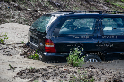 Gdańsk. Skutki silnych opadow, które przeszły nad...