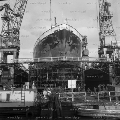 Satek Archon Raphael w Gdańskiej Stoczni Remontowej.(lata60).19680008066zFot....