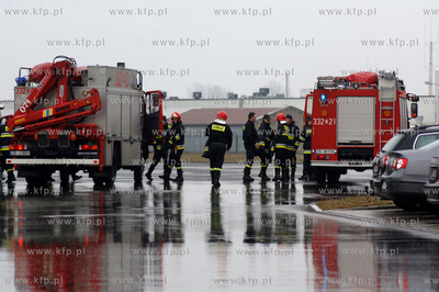 Koszalin. Trwa akcja strazakow w koszalinskiej firmie...
