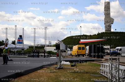 Gdansk. Westerplatte. Ostatnie przygotowania przed...