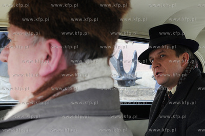 Plan zdjeciowy filmu o masakrze robotnikow na Wybrzezu...