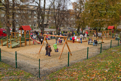 Gdansk, Siedlce. Otwarcie nowego malego placu zabaw...