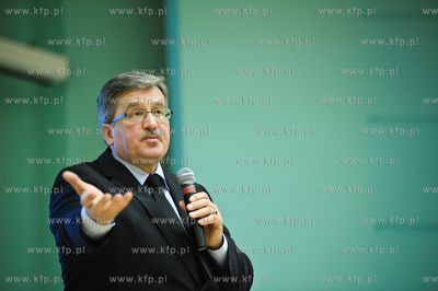 Wizyta prezydenta Bronislawa Komorowskiego w Gdansku....