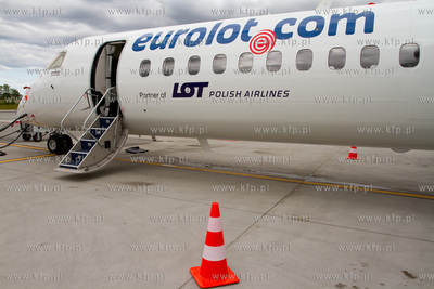 Po raz pierwszy odwiedzil gdanskie lotnisko najnowszy...