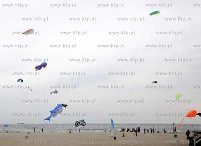 Przepiekne latawce wielkie i mniejsze krolowaly na...