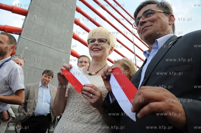 Otwarcie mostu w Kwidzynie. 26.07.2013 fot. Piotr Szymanski...