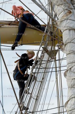 Dzien na Darze Mlodziezy ze studentami Akademii Morskiej...