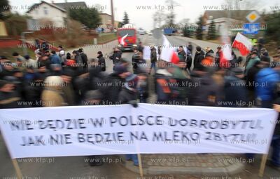 Protest rolnikow z powiatow chojnickiego i tucholskiego...