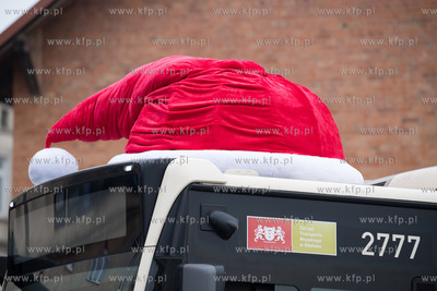 Mikołajkowy przejazd autobusem linii 124 GAiT w Gdańsku....