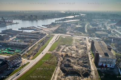Gdansk, Mlode Miasto, tereny dawnej Stoczni Gdansk....