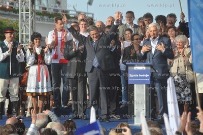 Zakonczenie kampanii wyborczej kandydata na urzad Prezydenta...