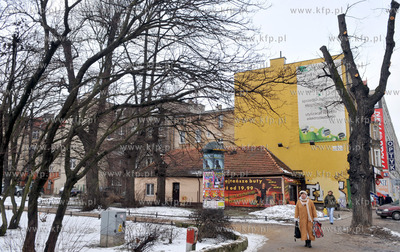 Gdansk - Wrzeszcz. Al. Grunwaldza na wysokosci parku...