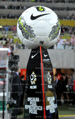 Gdansk. Stadion pilkarski PGE Arena. Mecz towarzyski...
