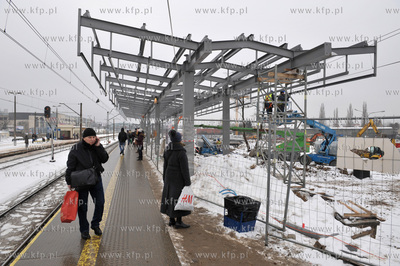 Gdansk Dolny Wrzeszcz. Przebudowa dworca PKP, peronu...
