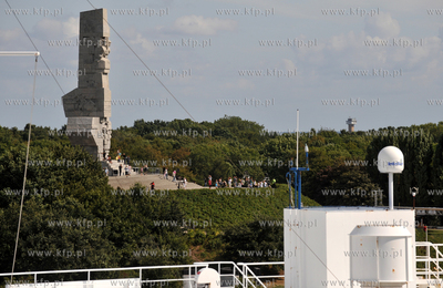 Gdansk Nowy Port. Westerplatte widzine z latarni morskiej....