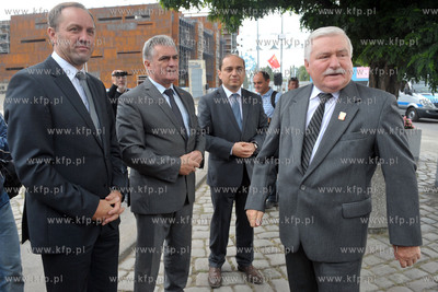 Gdansk. Rocznica podpisania Porozumien Sierpniowych....