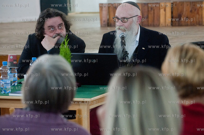 Wrzeszcz, Synagoga. Promocja ksiazki Mieczyslawa Abramowicza...