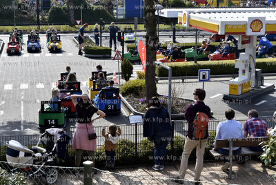 Legoland w Billund, Dania. Miasteczko ruchu drogowego,...