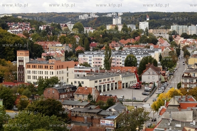 Gdansk Wrzeszcz. Nz. budynek wojewodzkiej strazy pozarnej...