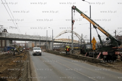 Przebudowa torowiska tramwajowego wzdluz ulicy Jana...