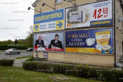 Billboard wyborczy Sojuszu Lewicy Demokratycznej przy...