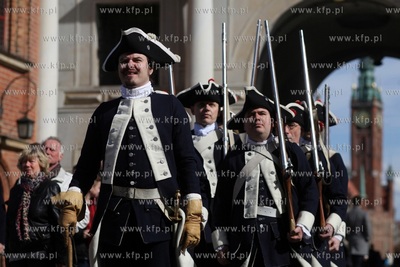 Gdańsk. Plac między Złotą Bramąi Katownią. Historyczna...