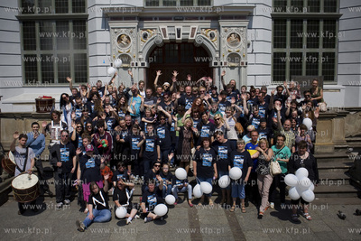 Parada ul. Długą i Długi Targ w Gdańsku kończąca...