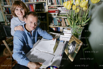 Marszalek Donald Tusk z zona Malgosia. 25.05.2005 fot....