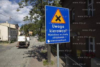 Gdańsk Letnica. Strefa skryżowań równorzędnych.
07.08.2017
fot....