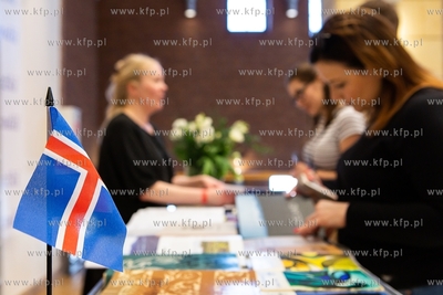 Filharmonia Bałtycka. Nz. Stoisko Islandii. Gdańskie...