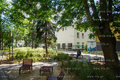 Gdańsk Wrzeszcz. Tablica na Skwerze Bohaterskiego...